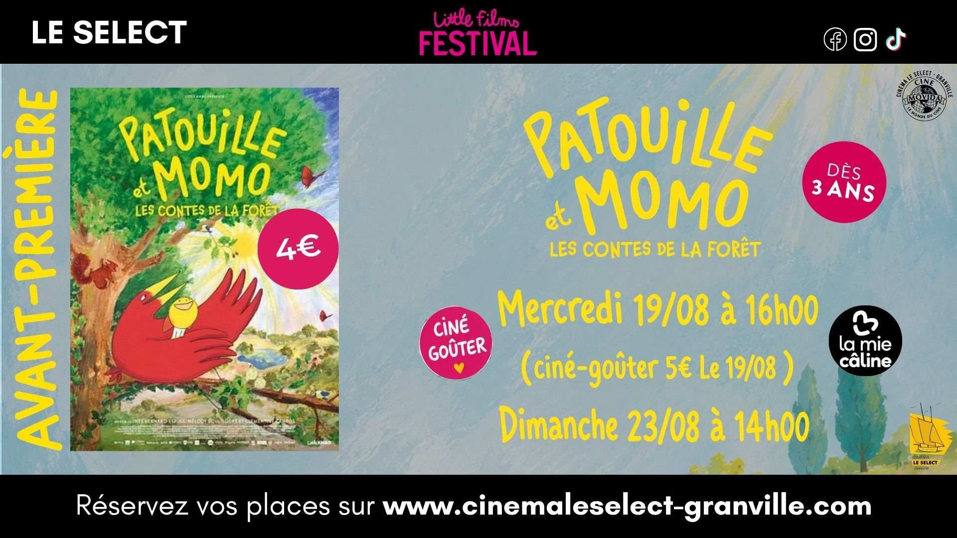 🧸AVANT-PREMIÈRE: PATOUILLE ET MOMO, LES CONTES DE LA FORÊT