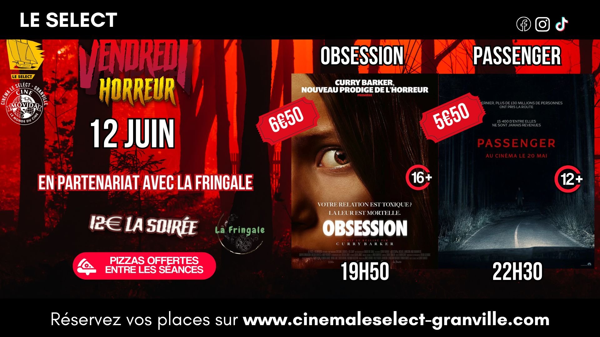 VENDREDI HORREUR: OBSESSION ET PASSENGER