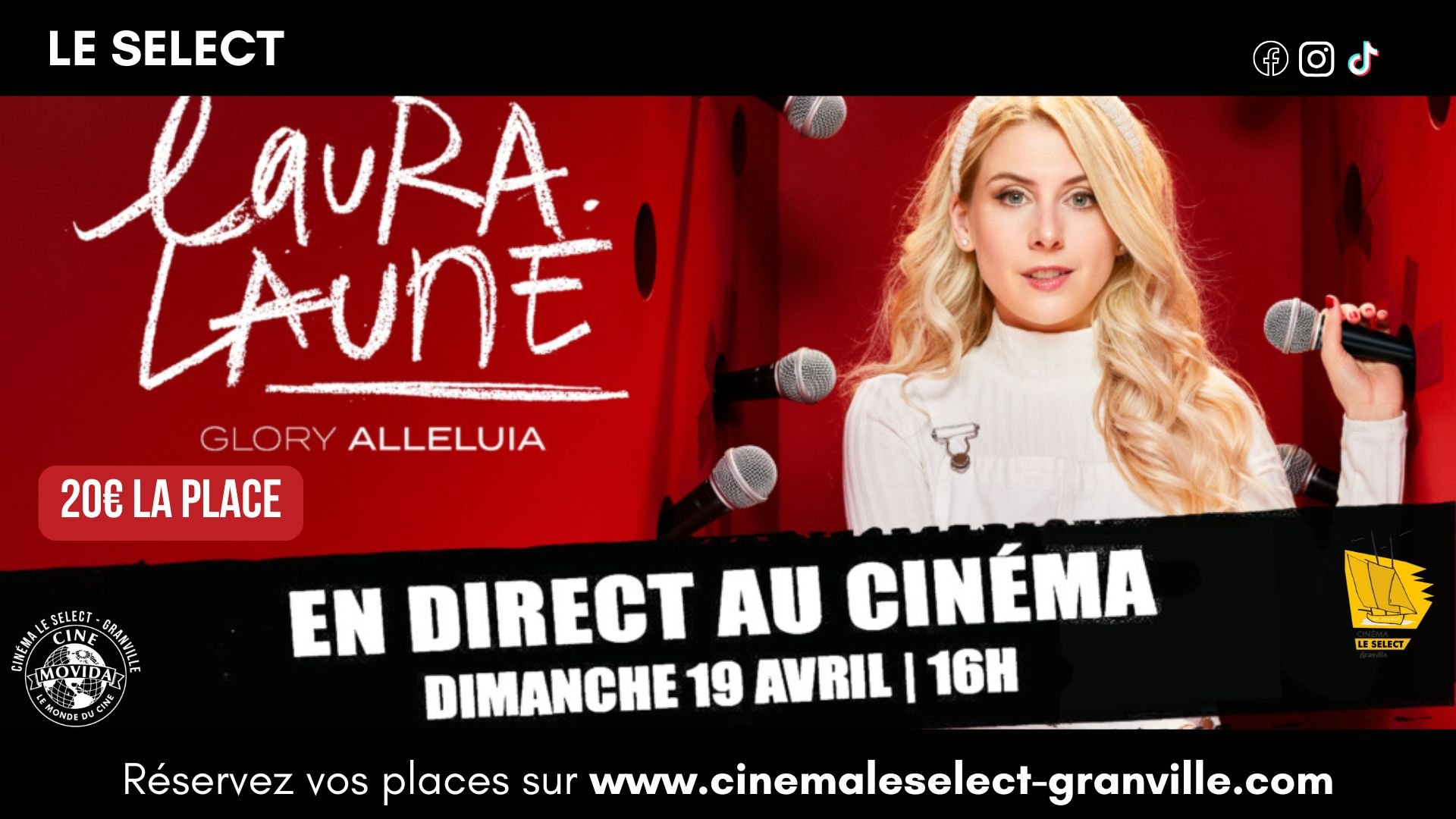CINÉ-SPECTACLE EN DIRECT: LAURA LAUNE, GLORY ALLELUIA