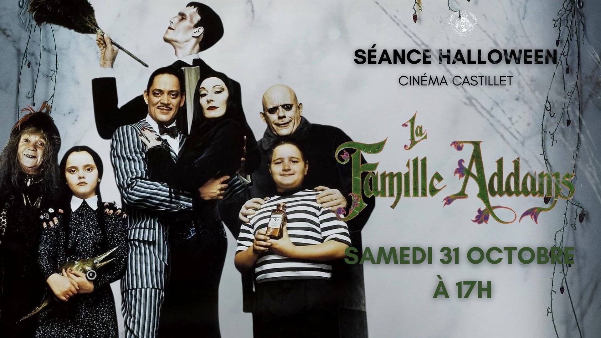 Séance Halloween avec le film La famille Addams