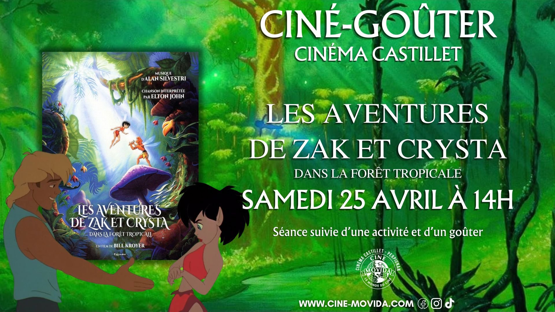 Les Aventures de Zak et Crysta dans la forêt tropicale