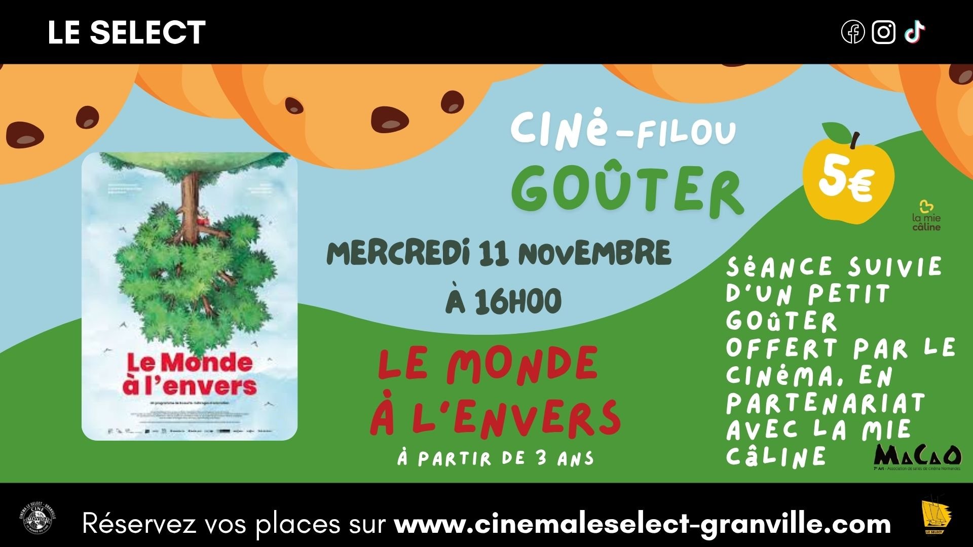 🍪CINÉ-GOÛTER: LE MONDE À L'ENVERS