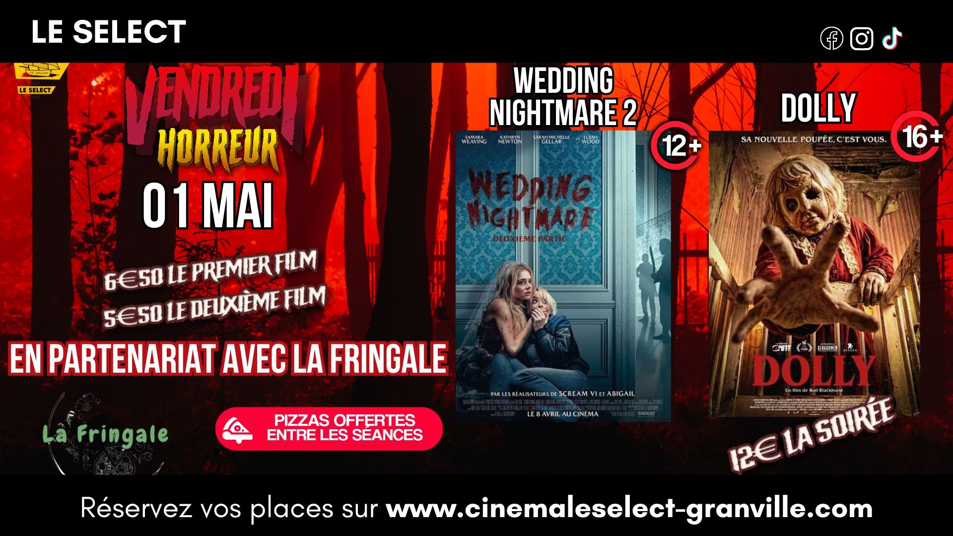 VENDREDI HORREUR : WEDDING NIGHTMARE 2 ET DOLLY