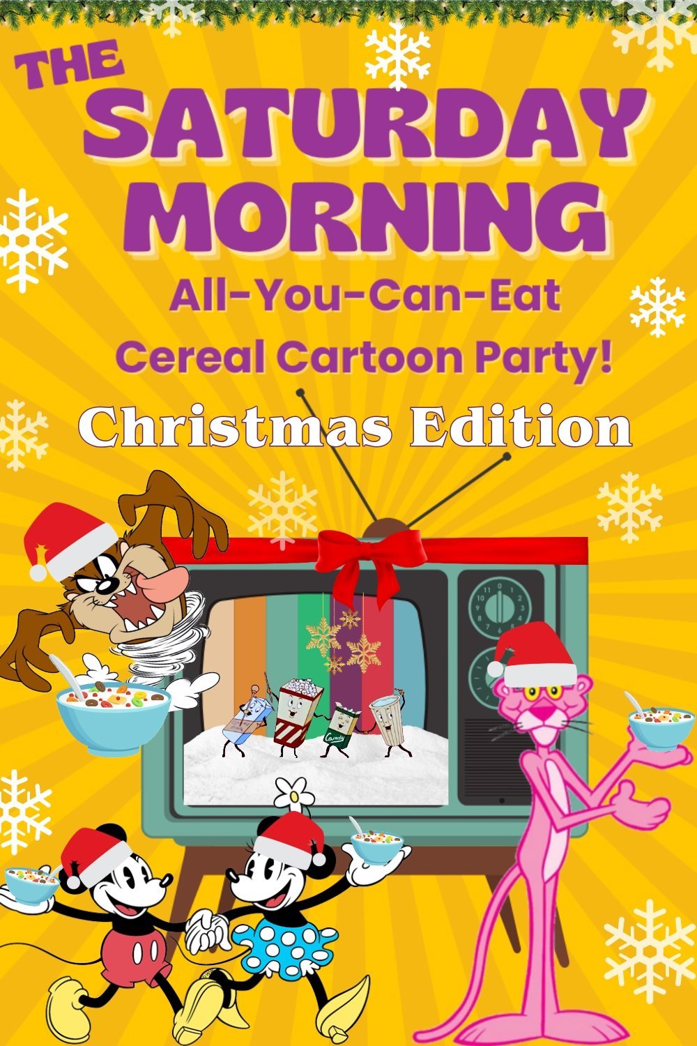 The Saturday Morning All-You-Can-Eat Cereal Cartoon Party