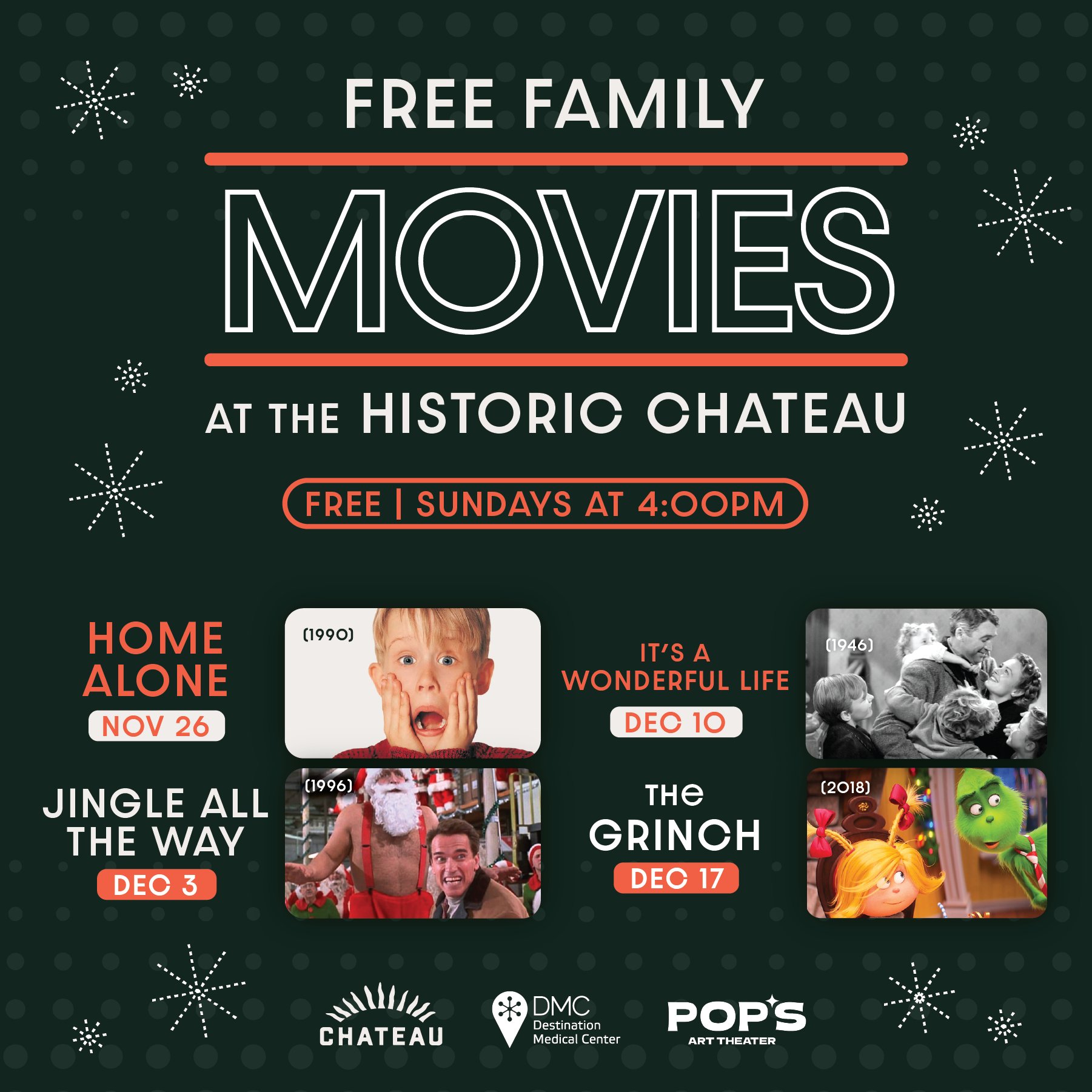 Movies at the Historic Chateau
