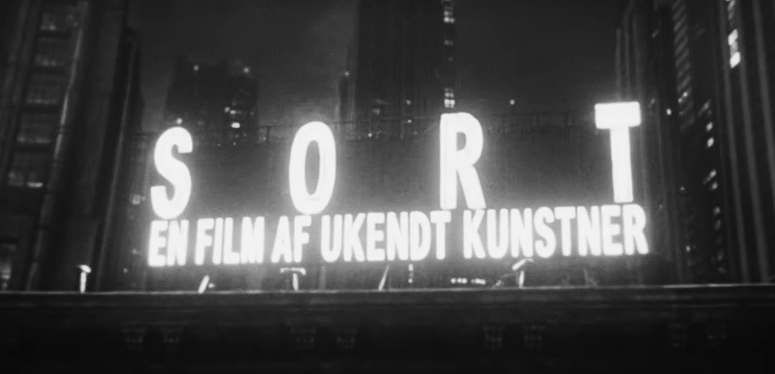SORT – EN FILM AF UKENDT KUNSTNER