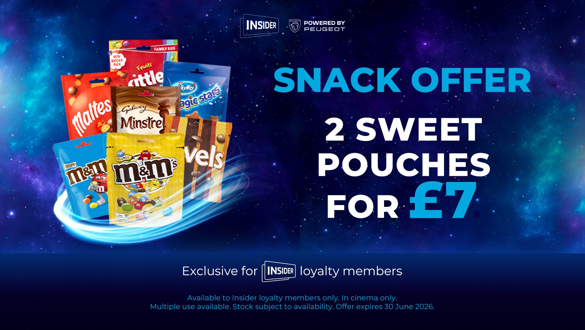 Insider Exclusive - 2 sweet pouches for £7
