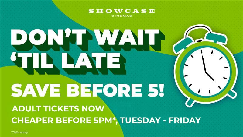 Save before 5pm Tues-Fri!