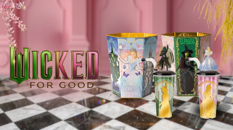 Wicked: For Good Cups, Toppers and Popcorn Buckets