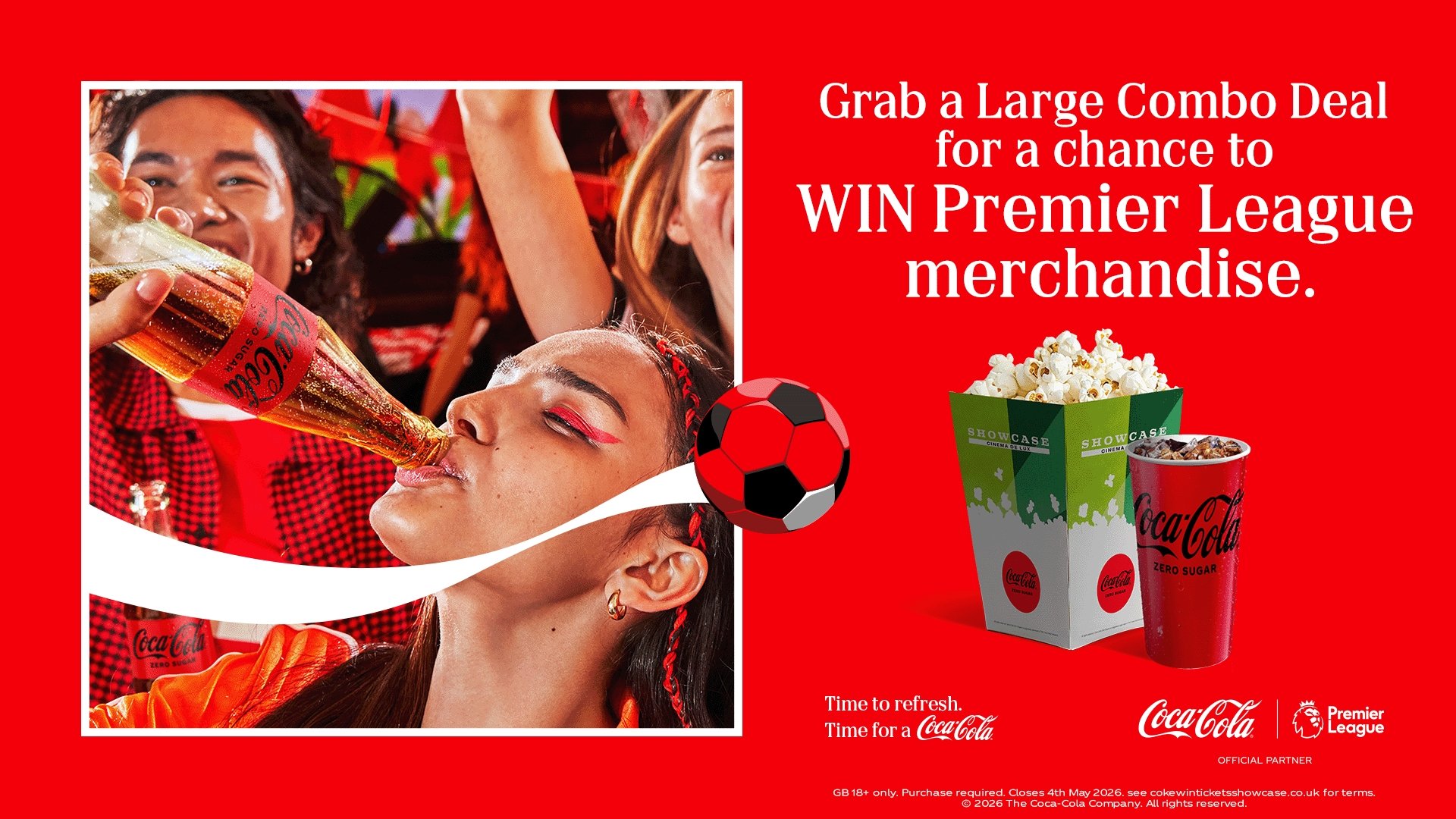 WIN BIG with Coca-Cola & The Premier League*