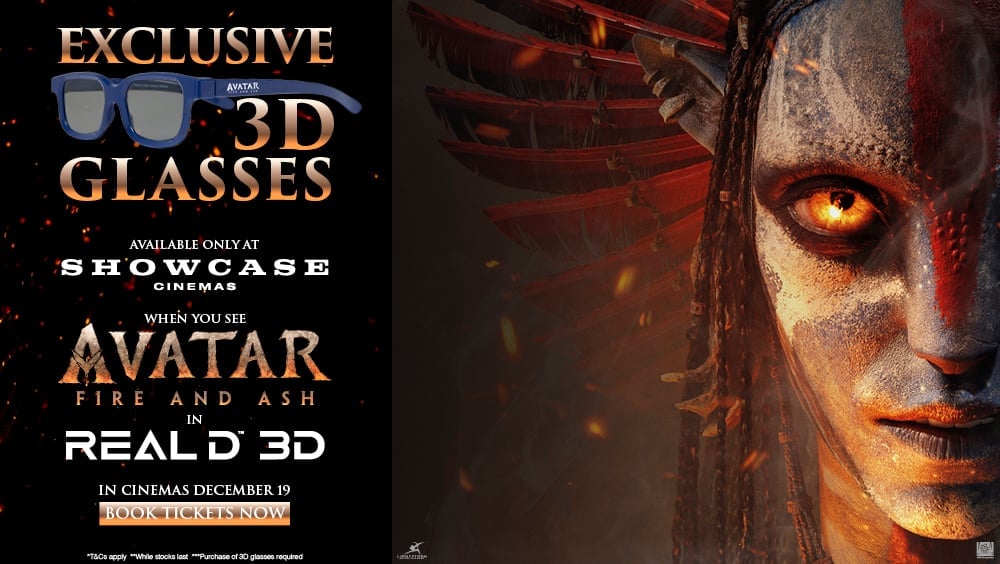 Exclusive 3D Glasses with Avatar: Fire and Ash 