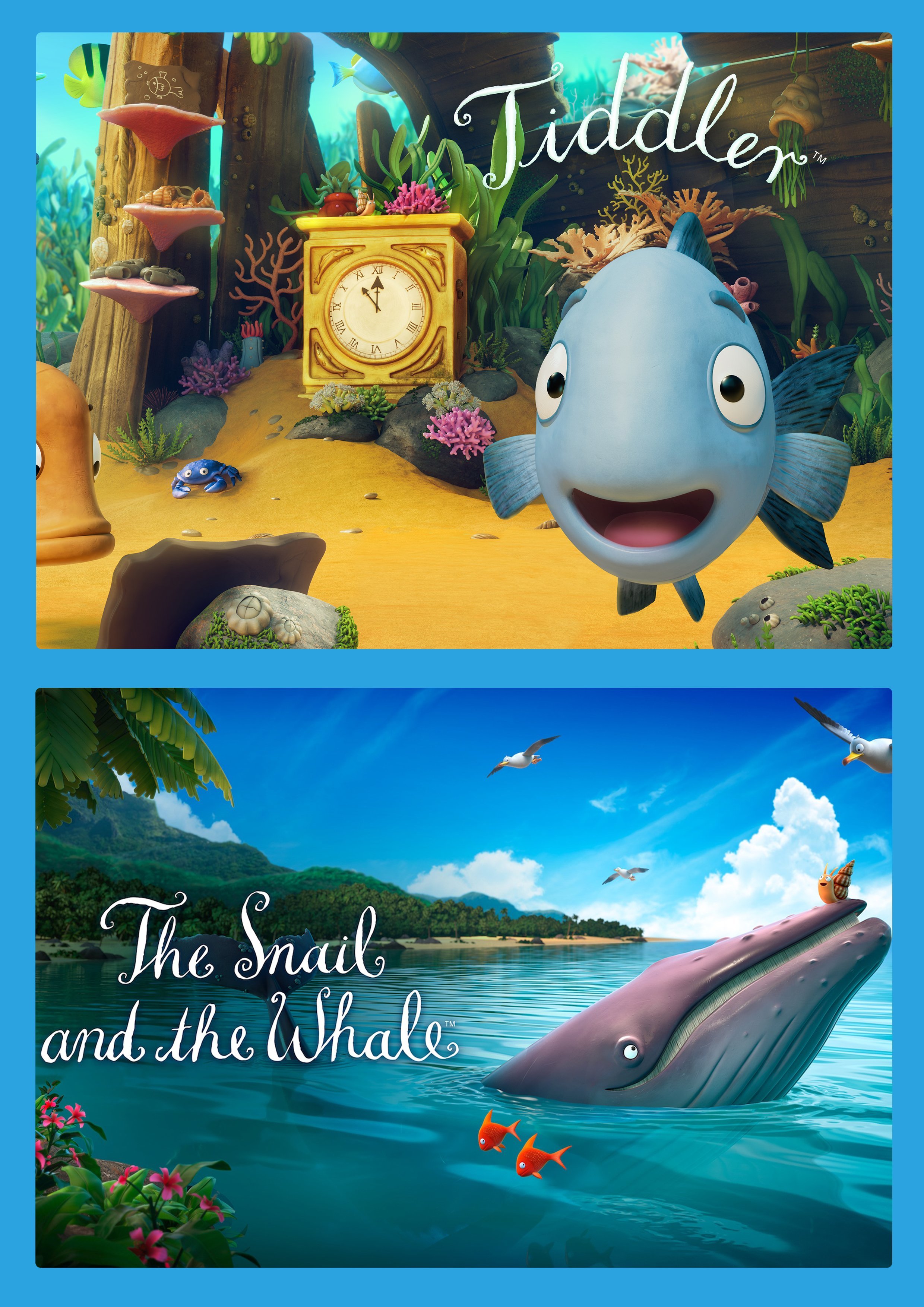 Tiddler and Snail & the Whale