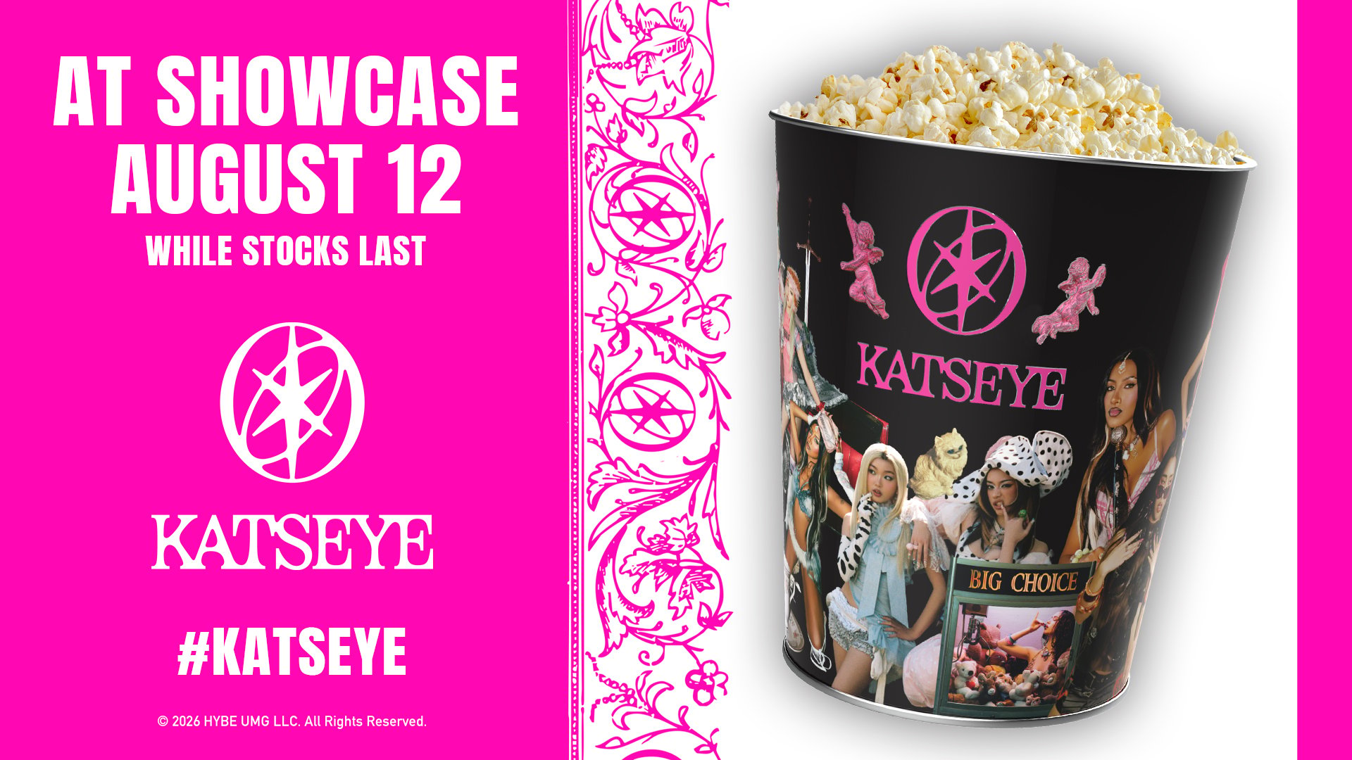 Katseye: Wild Hearts Popcorn Buckets