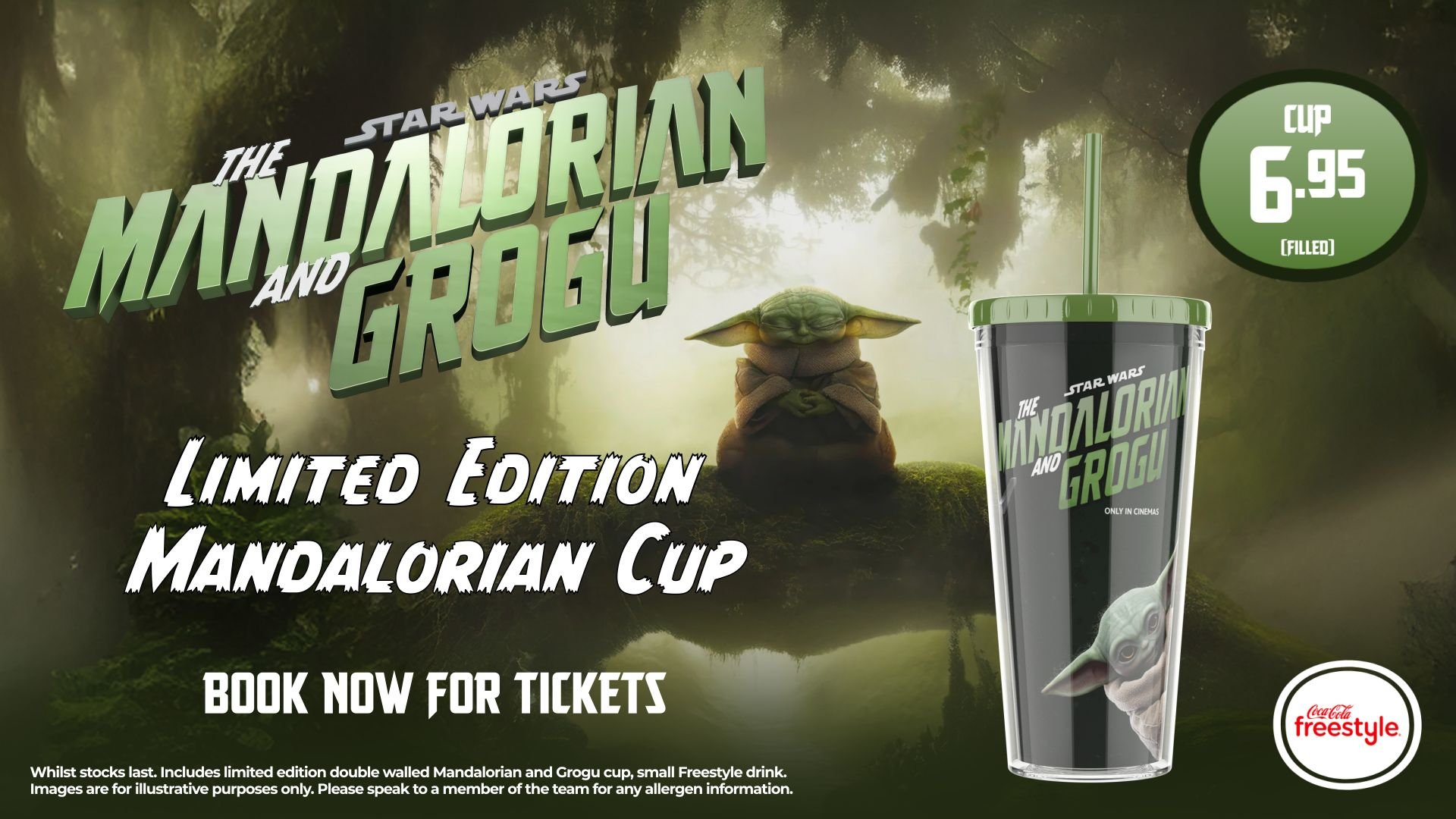 The Mandalorian and Grogu Cups