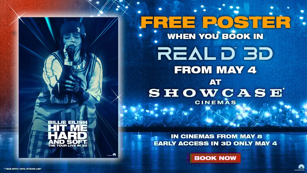 Exclusive poster when you see HIT ME HARD AND SOFT: THE TOUR