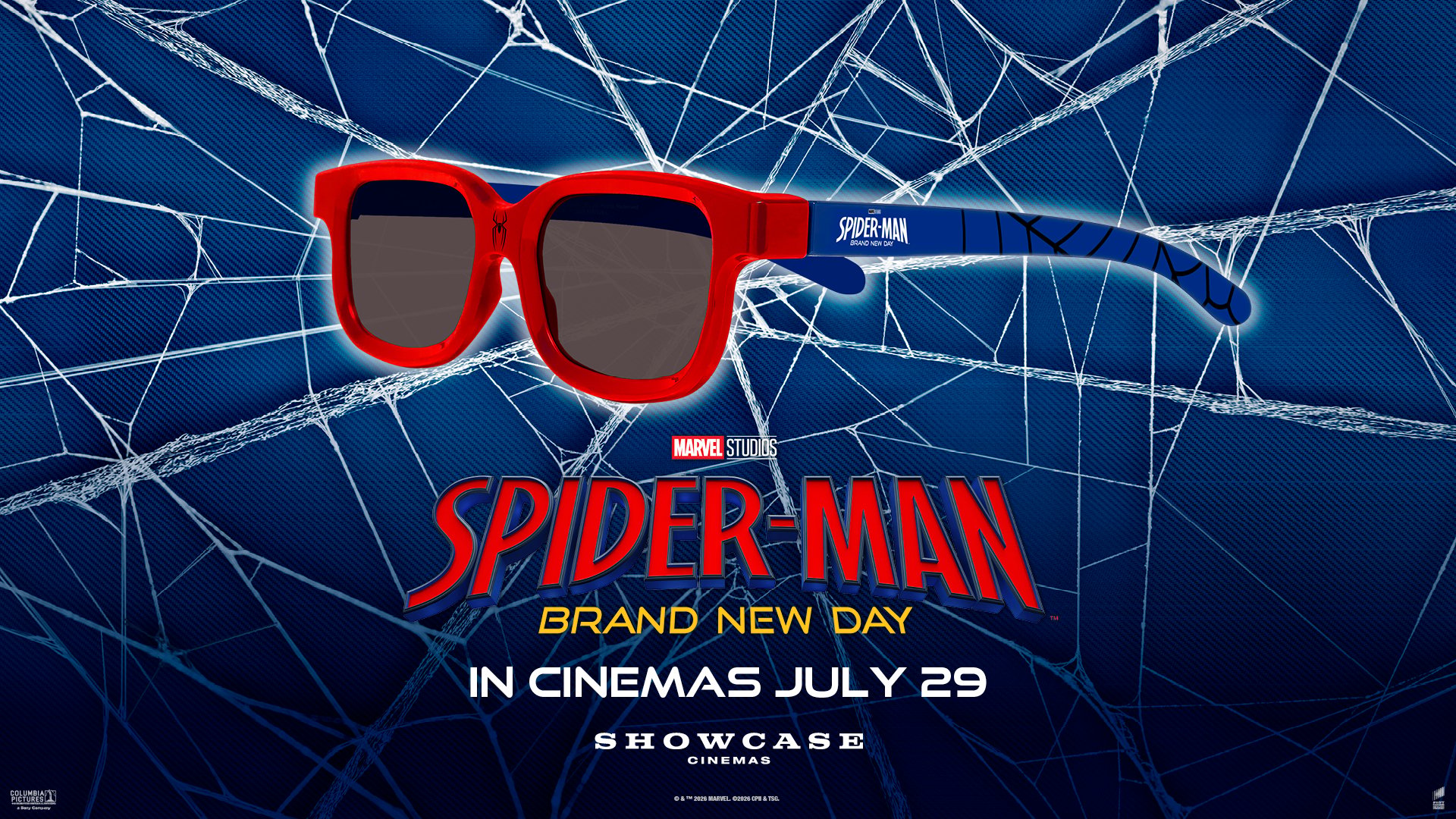 Exclusive Spider-Man 3D glasses
