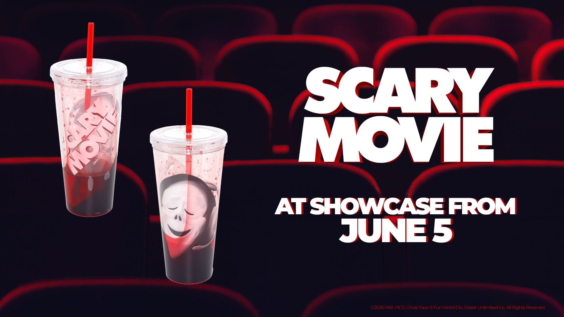 Scary Movie Ghostface Cups