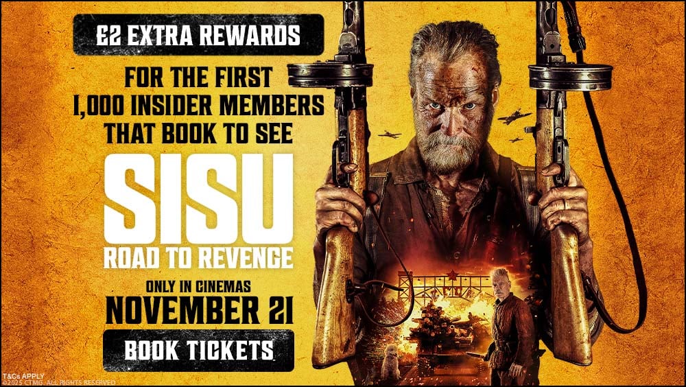 Earn extra £2 rewards with Sisu: Road to Revenge
