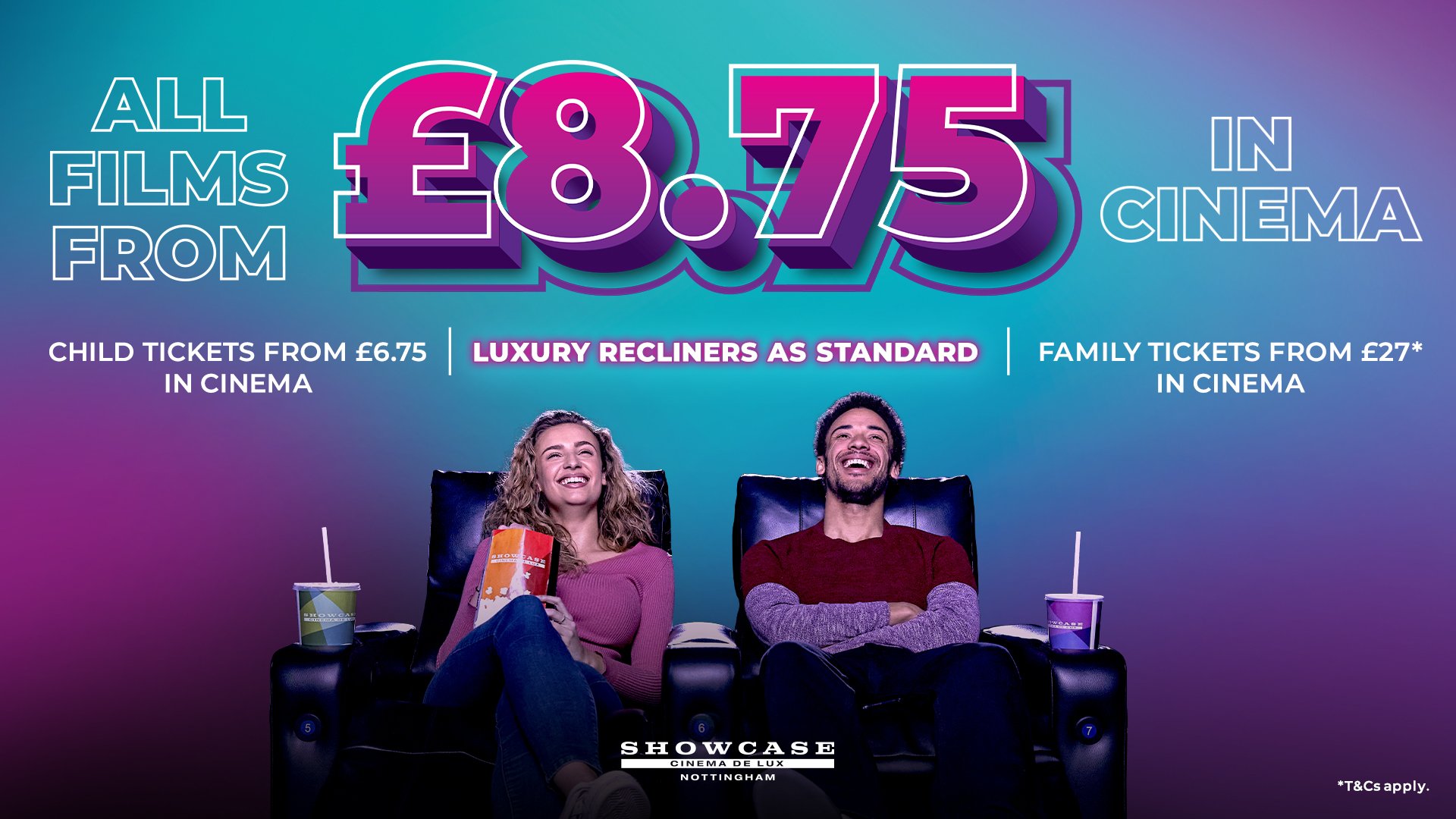 All films from £8.75 in cinema!