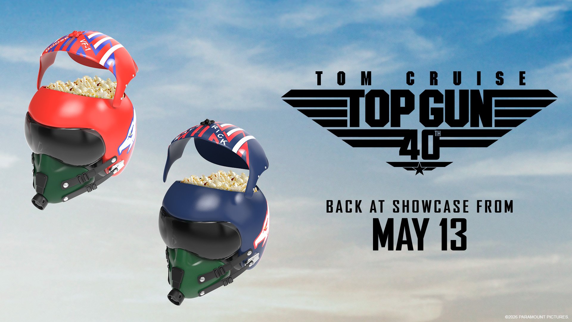 Top Gun Popcorn Helmets