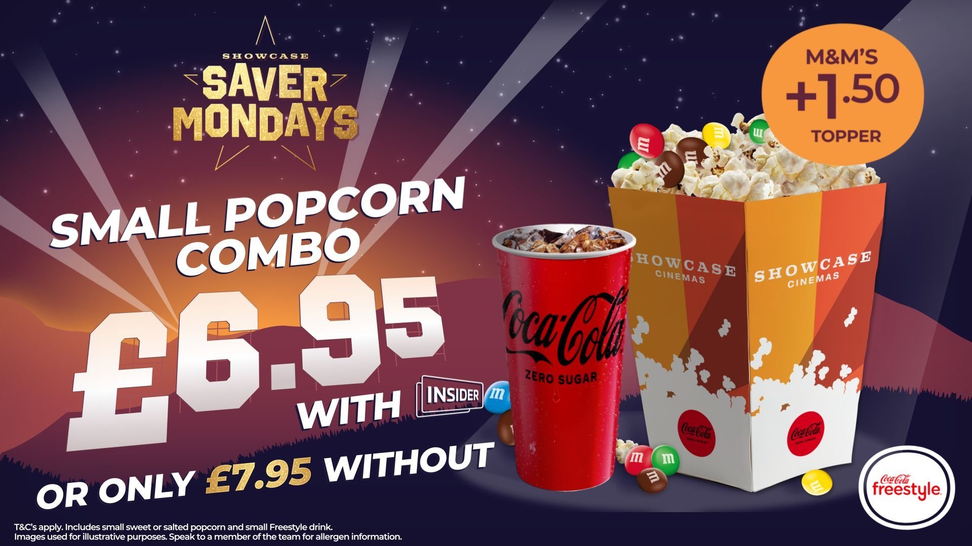 Saver Mondays Popcorn Combo!