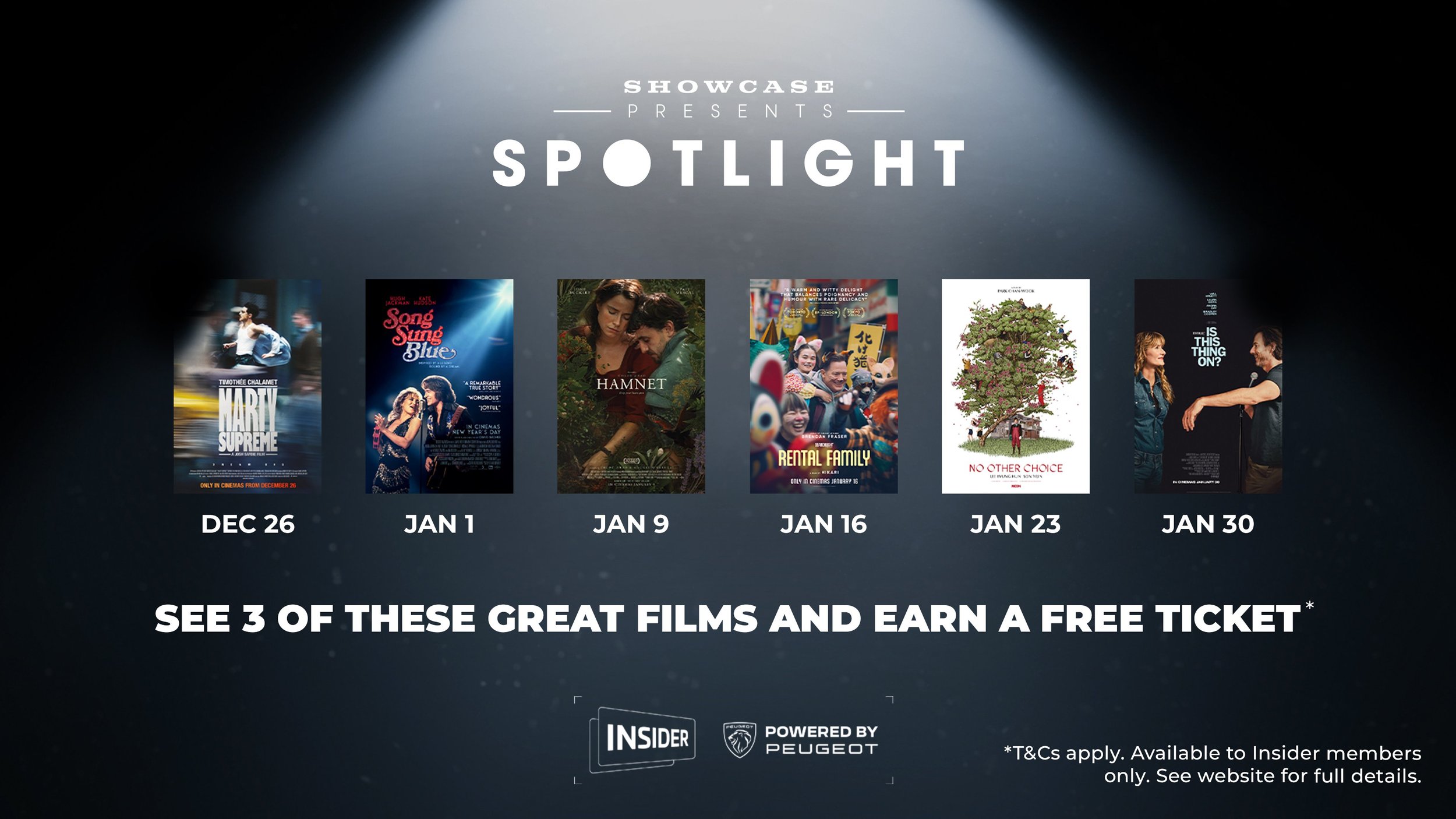 Insiders, See 3 Get 1 Free!