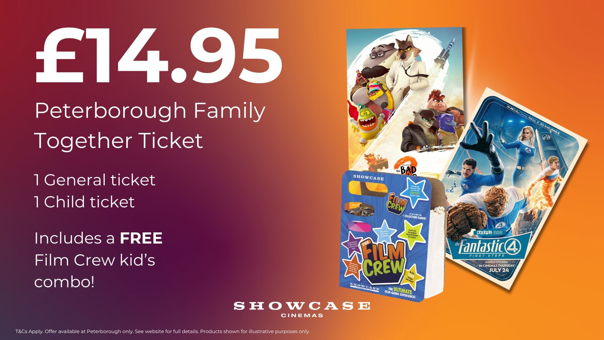 Peterborough Exclusive Family Ticket