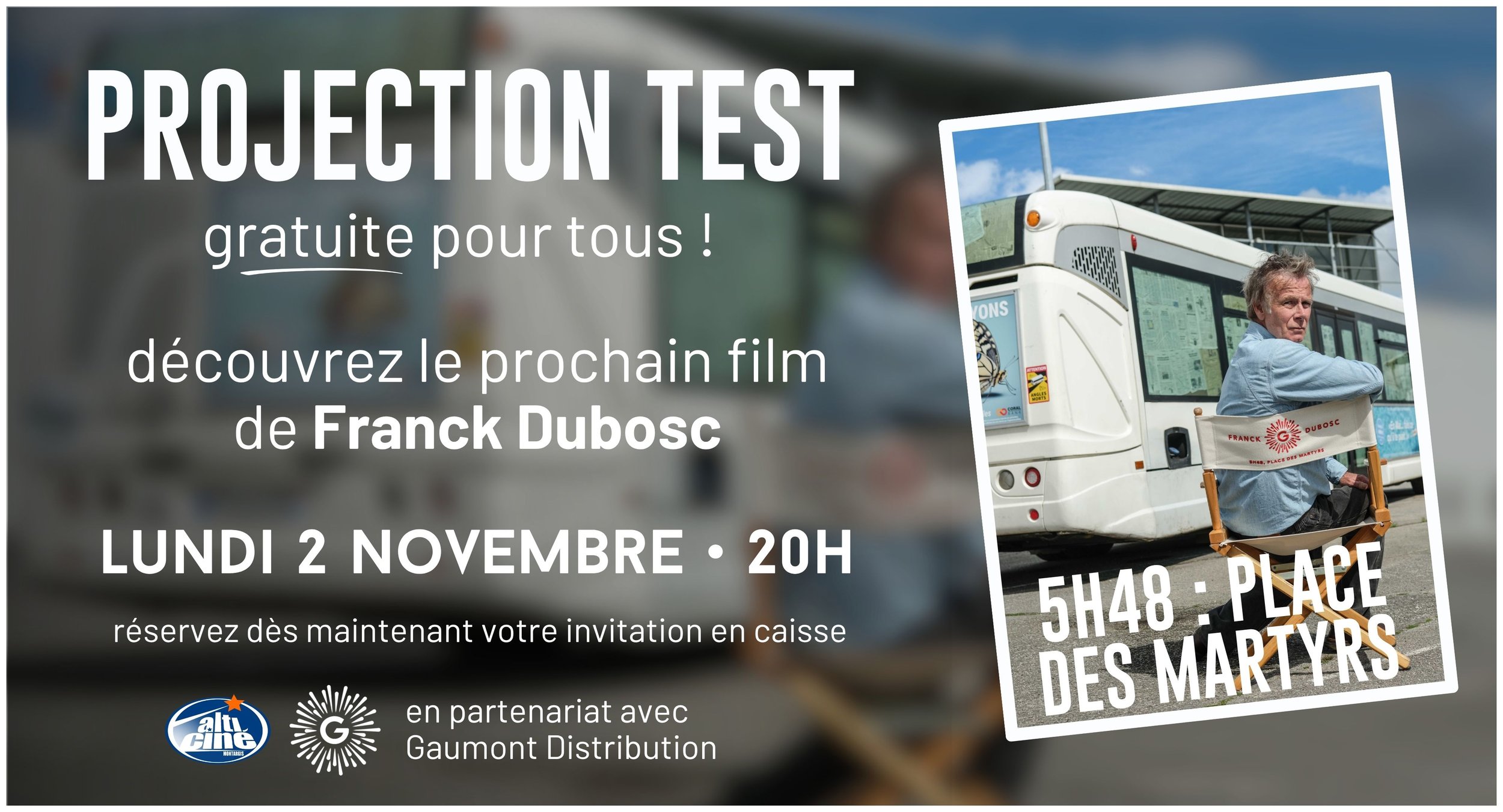 Projection test - 5h48 : place des Martyrs
