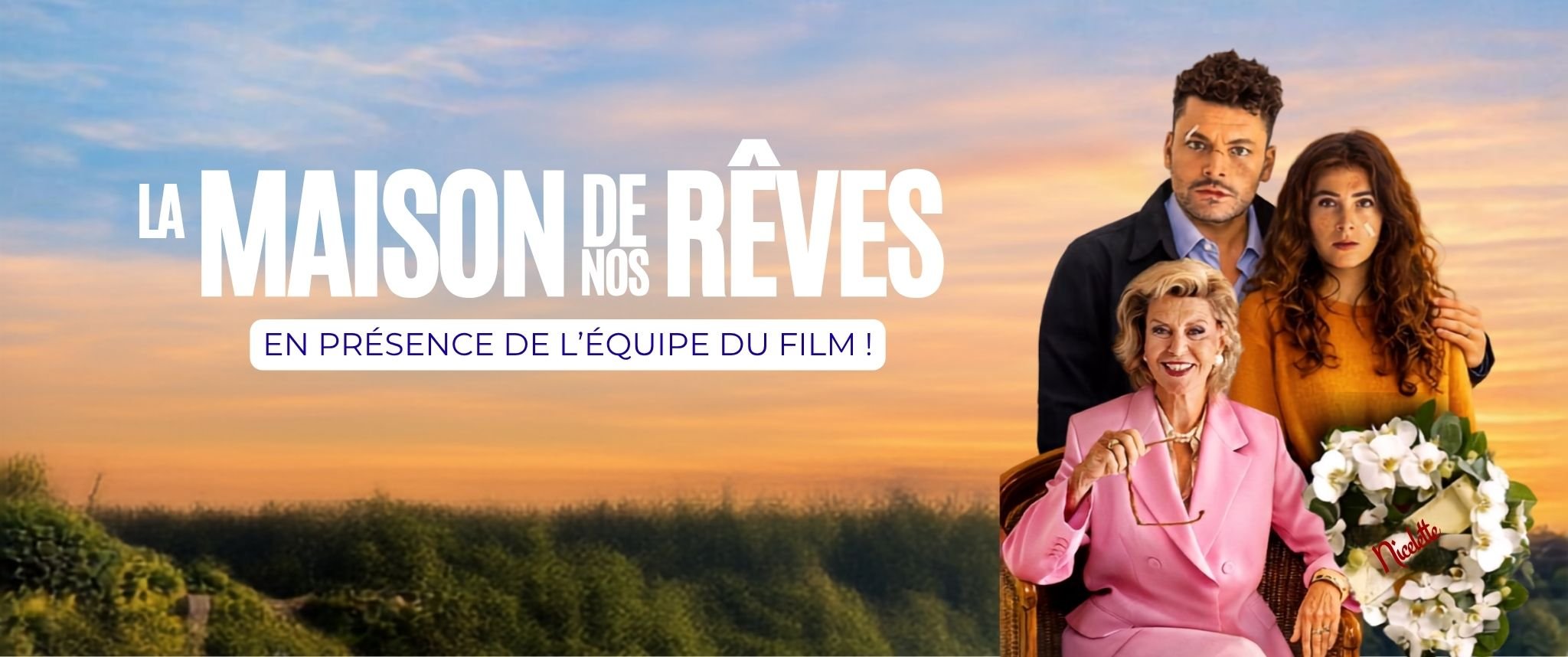 CINE-RENCONTRE : LA MAISON DE NOS REVES EN PRESENCE DE KEV ADAMS, CHANTAL LADESOU ET JONATHAN LAMBERT