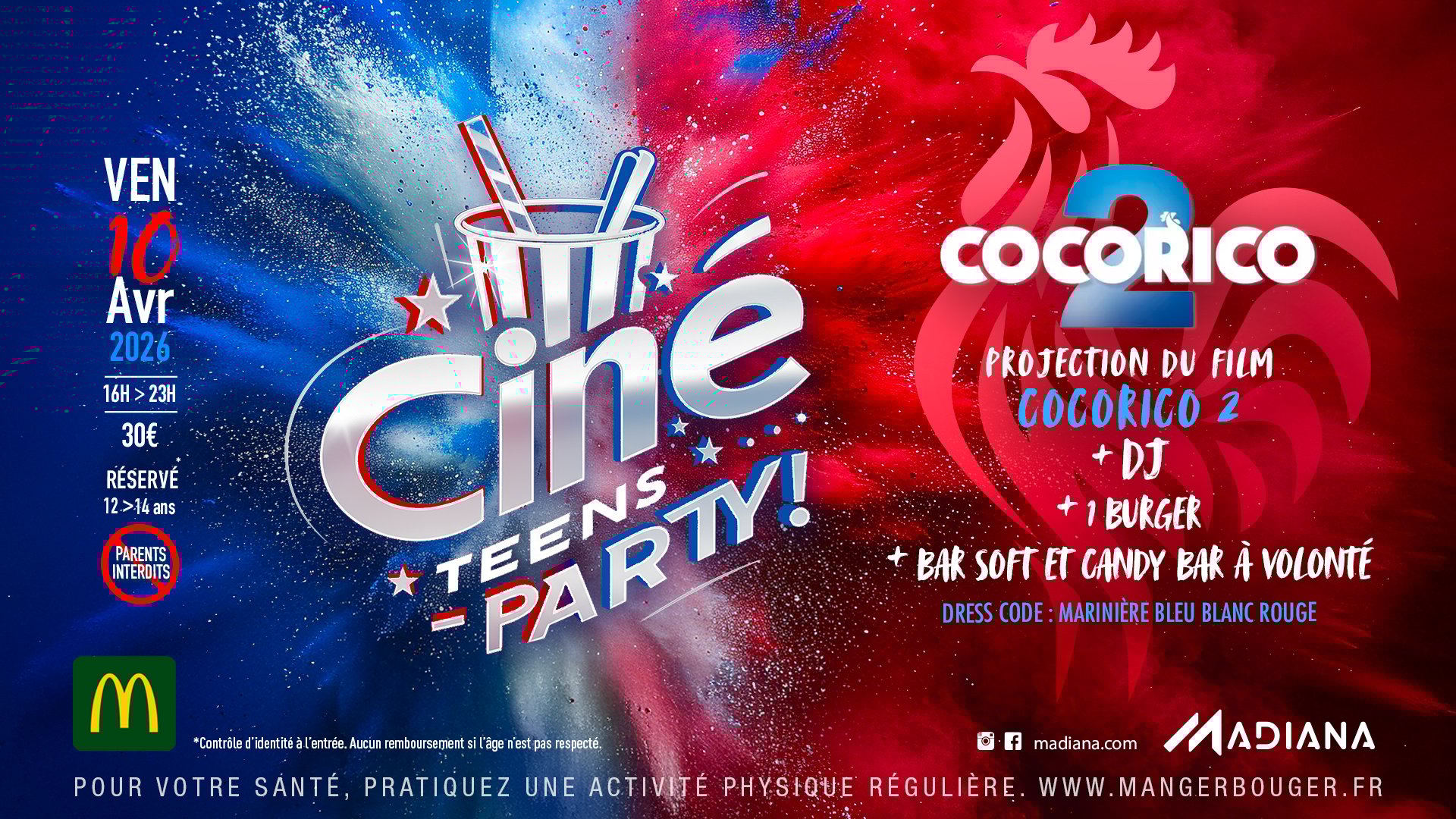 Ciné Teens Party : COCORICO 2