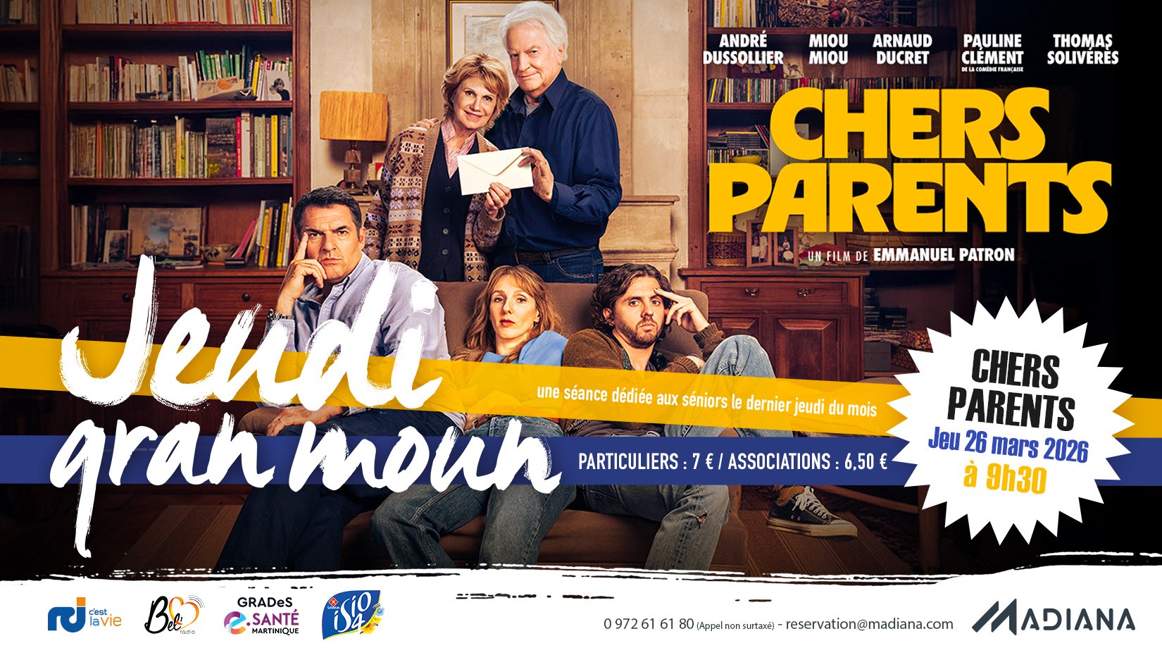 Jeudi Gran Moun : Chers Parents