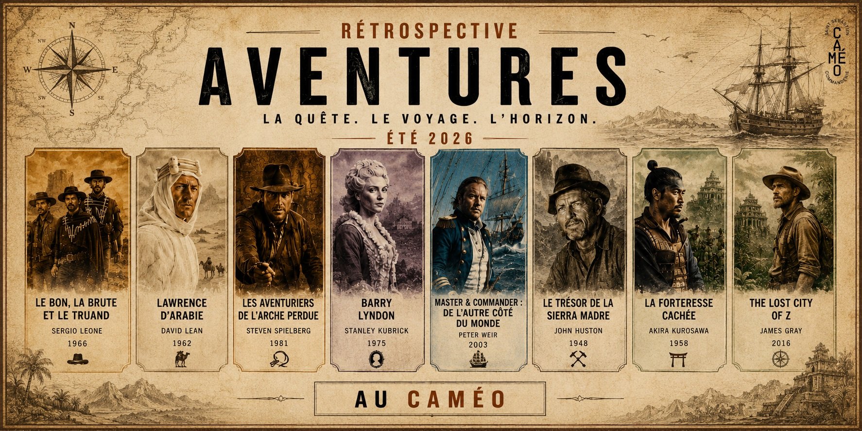 Rétro. estivale films d'aventure