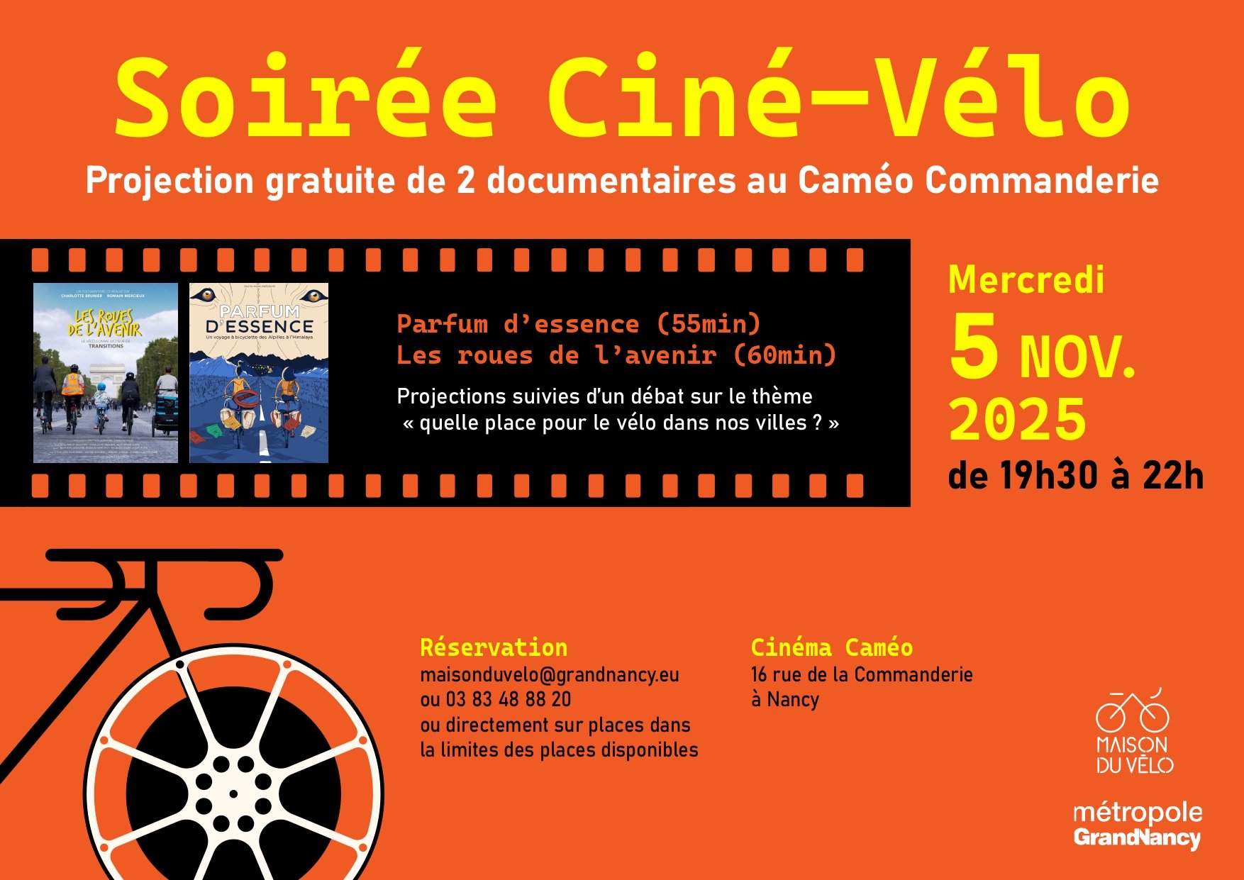 Soirée Ciné-vélo