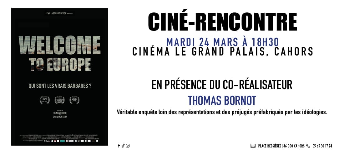 Welcome to Europe, en présence du co-réalisateur THOMAS BORNOT