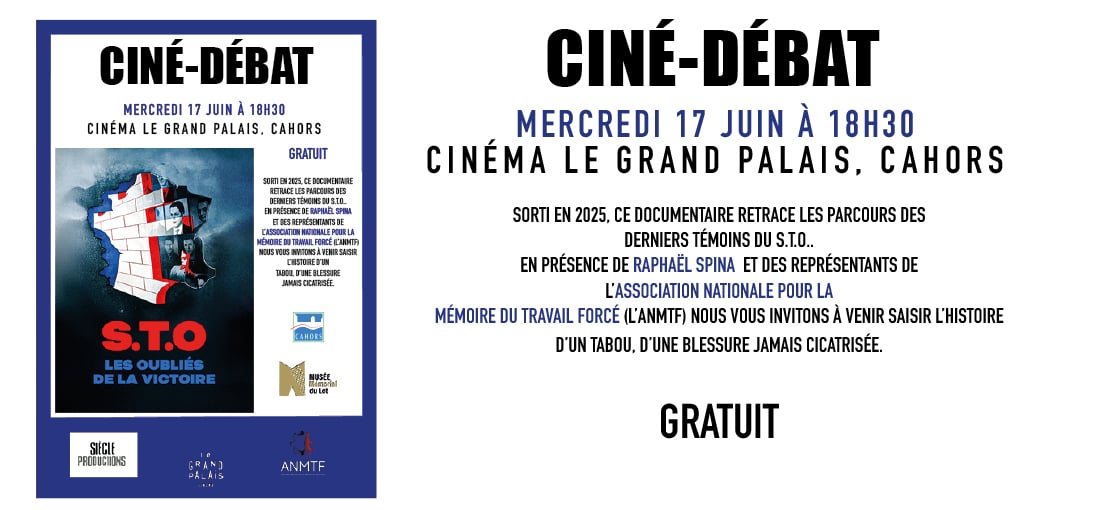 Ciné débat à l'occasion de l'ouverture du Musée Mémoriel du Lot