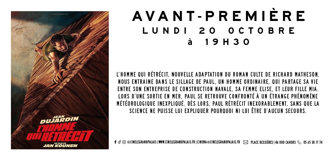 AVANT-PREMIÈRE : L'HOMME QUI RÉTRÉCIT