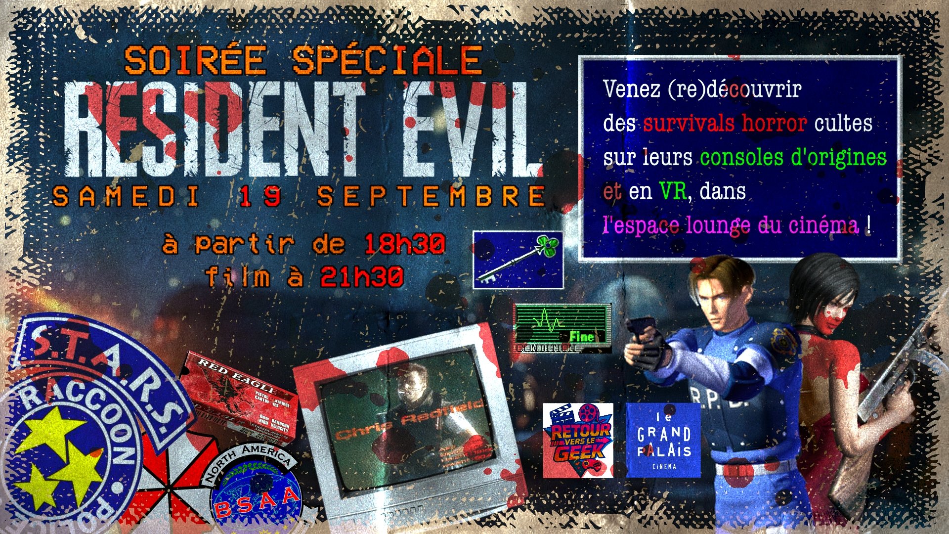 Soirée spéciale RESIDENT EVIL - en partenariat avec Retour Vers Le Geek