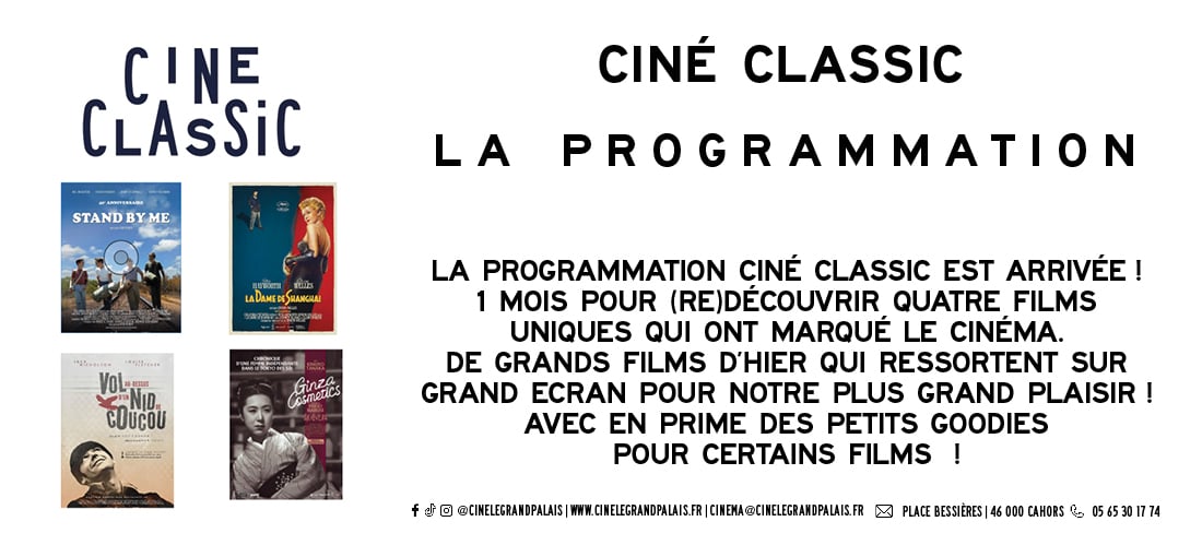 Ciné Classic MARS/AVRIL 2026