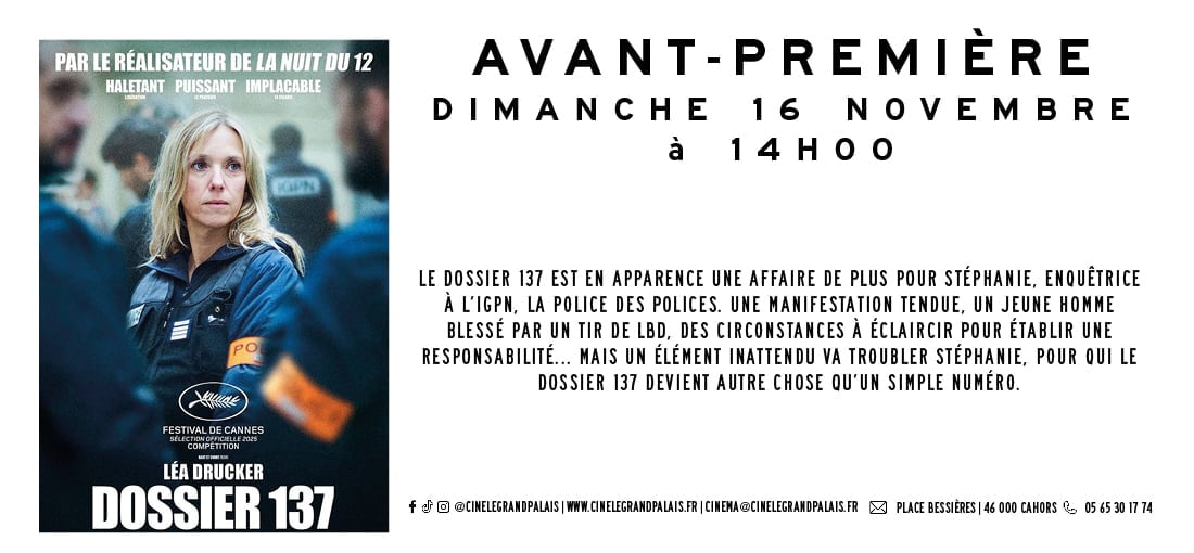 Avant-Première : Dossier 137