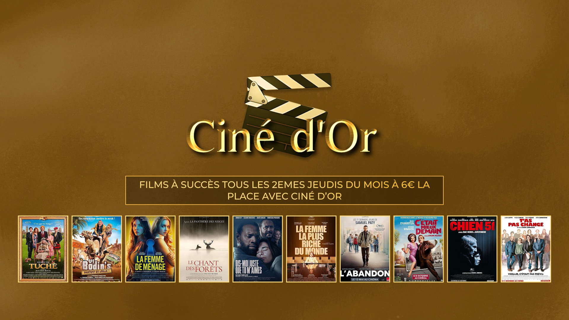 Ciné d'Or - saison 2026-2027