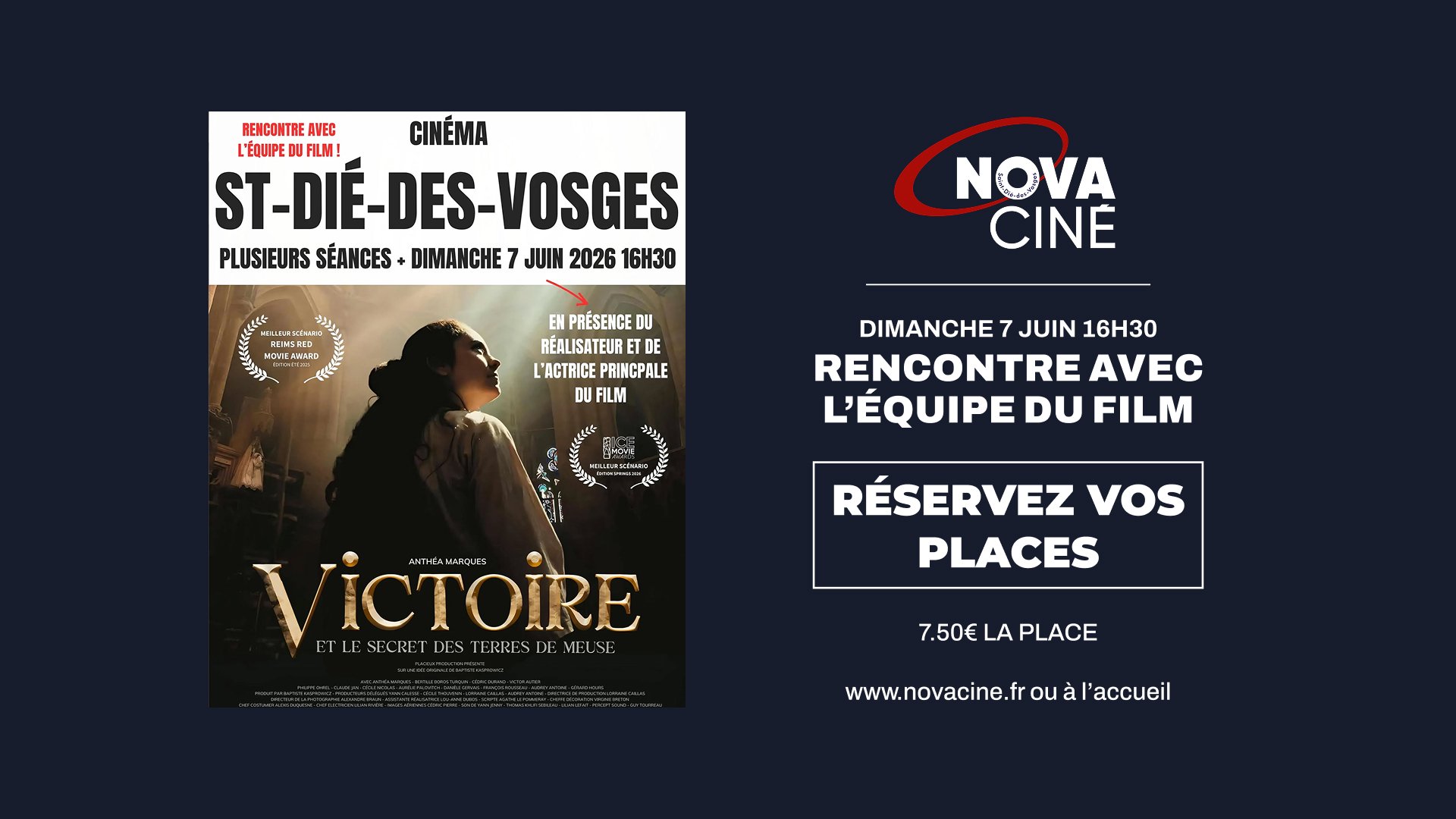 Victoire et le Secret des Terres de Meuse - en présence de l'équipe du film