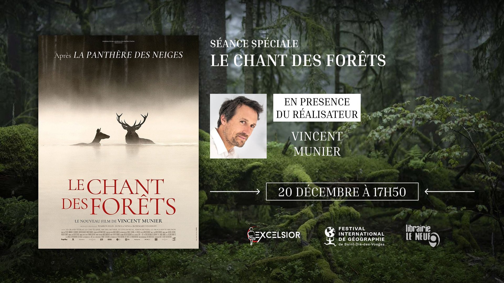 Le Chant des forêts avec Vincent Munier