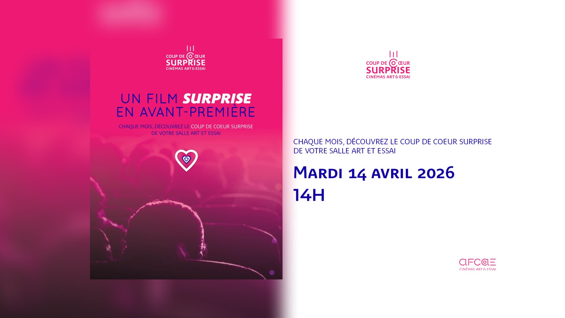 Avant-première surprise coup de coeur AFCAE