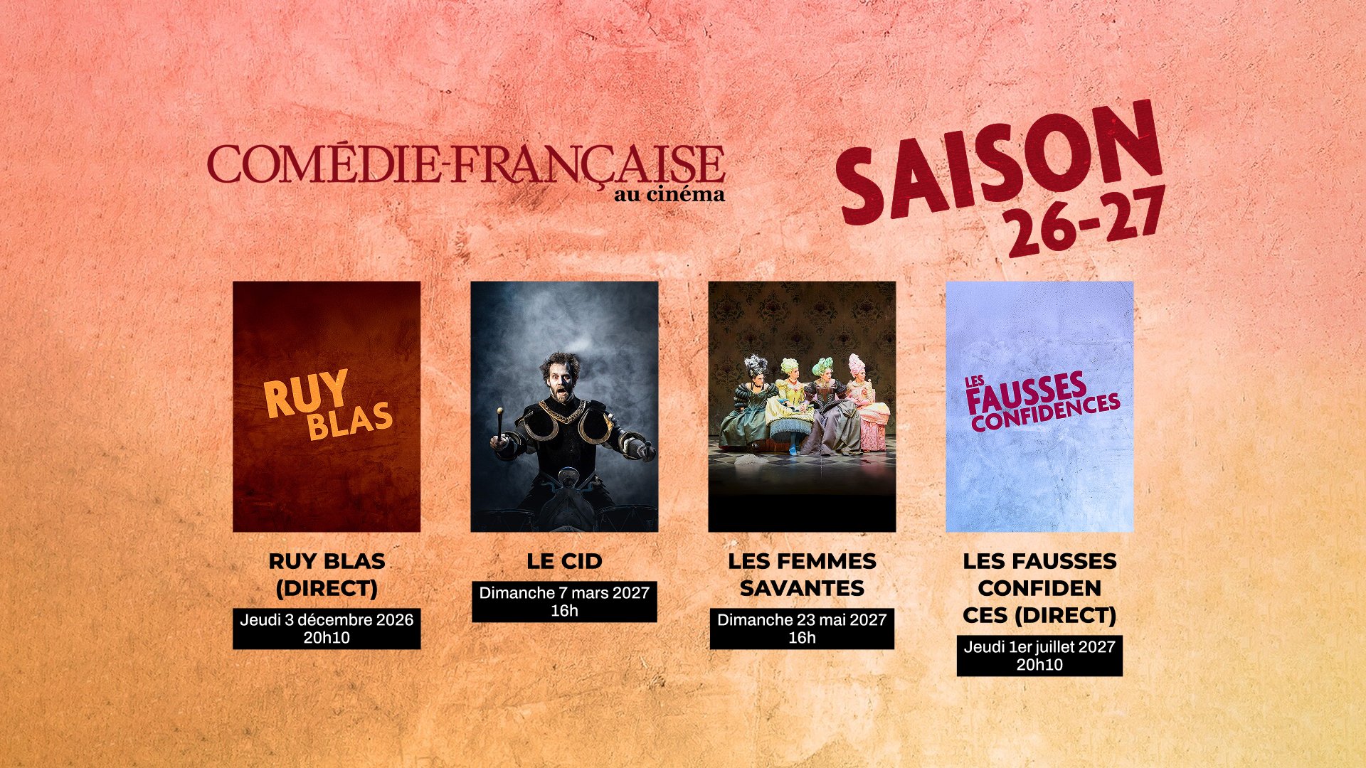 La comédie française au Nova Ciné