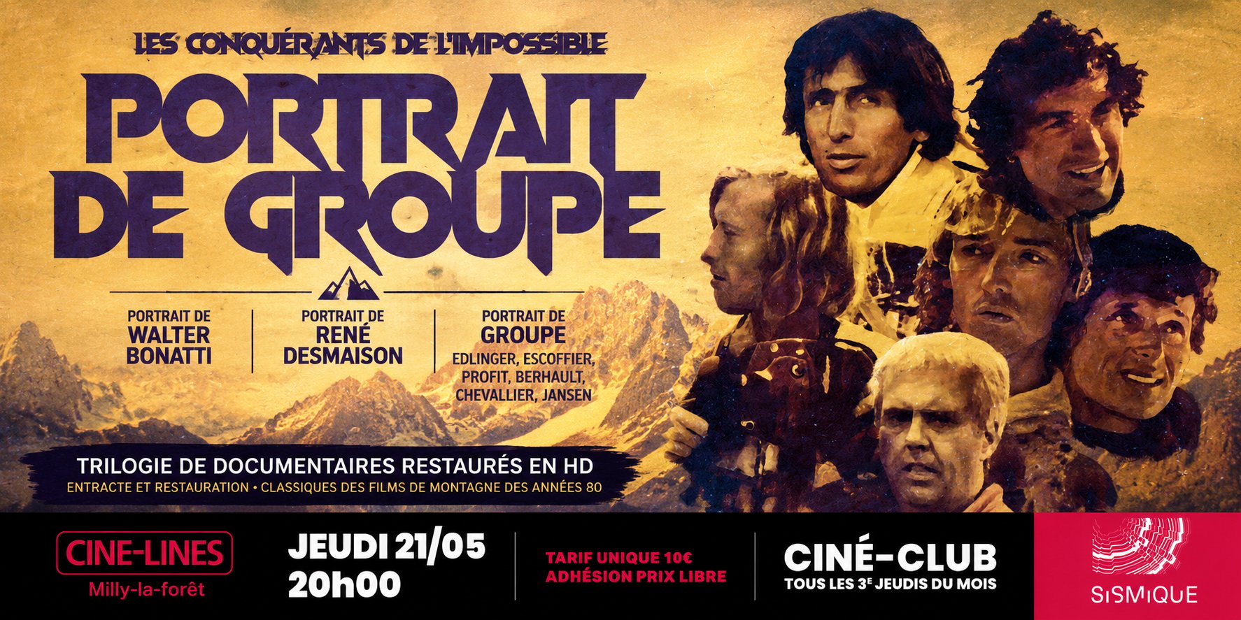 Ciné-club sismique : Les conquérants de l'impossible