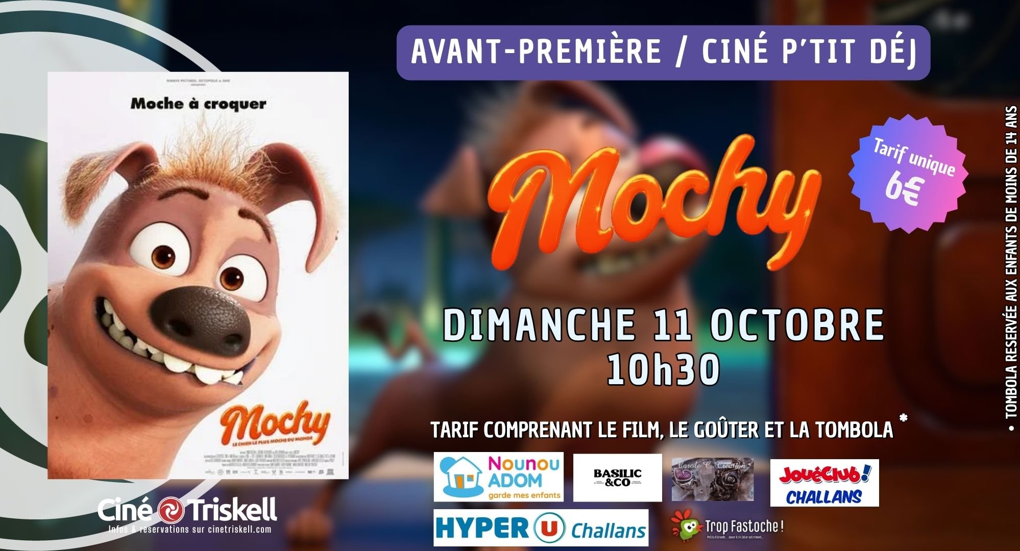 Avant première Ciné P'tit Dej - Mochy