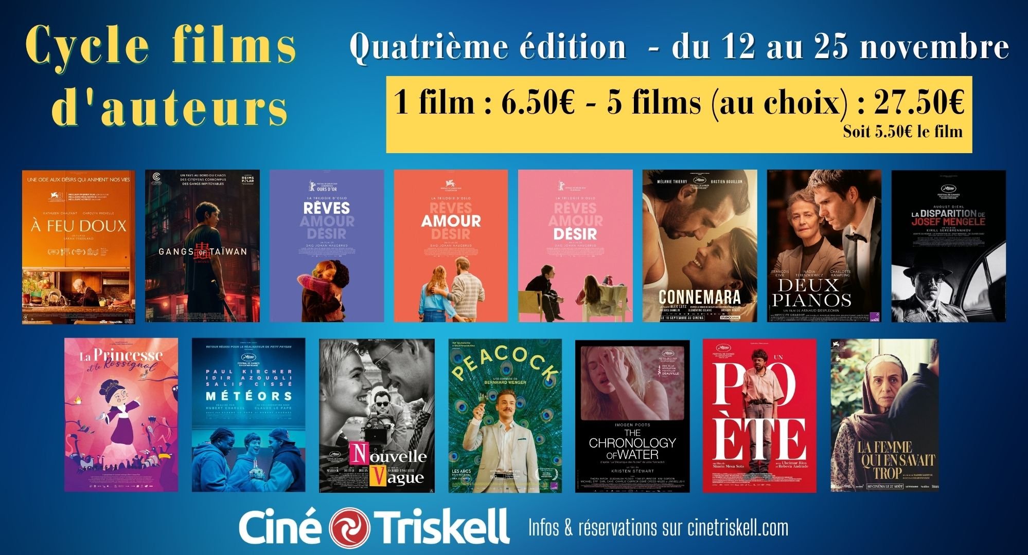 Cycle films d'auteurs