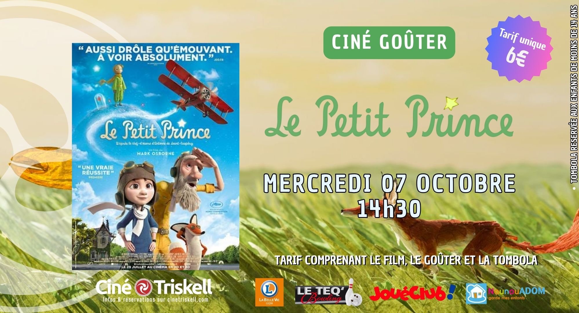 Ciné-Goûter - Le Petit Prince