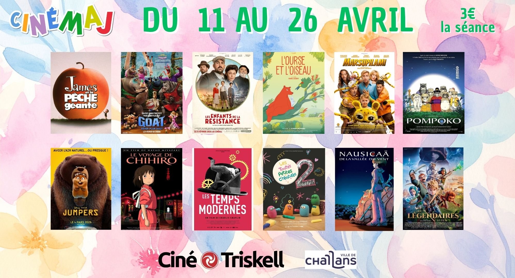 Cinémaj : le bon plan ciné à 3€