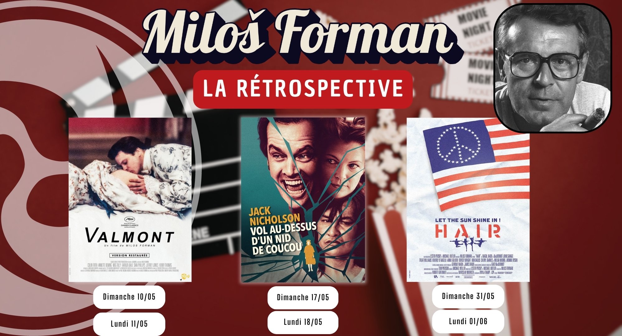 🎬 ÉVÉNEMENT : Miloš Forman, la rétrospective